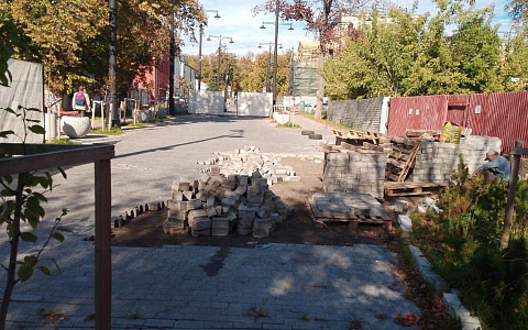 В Рязани на улице Соборной начали устранять недостатки ремонта В Рязани на улице Соборной начали устранять недостатки ремонта